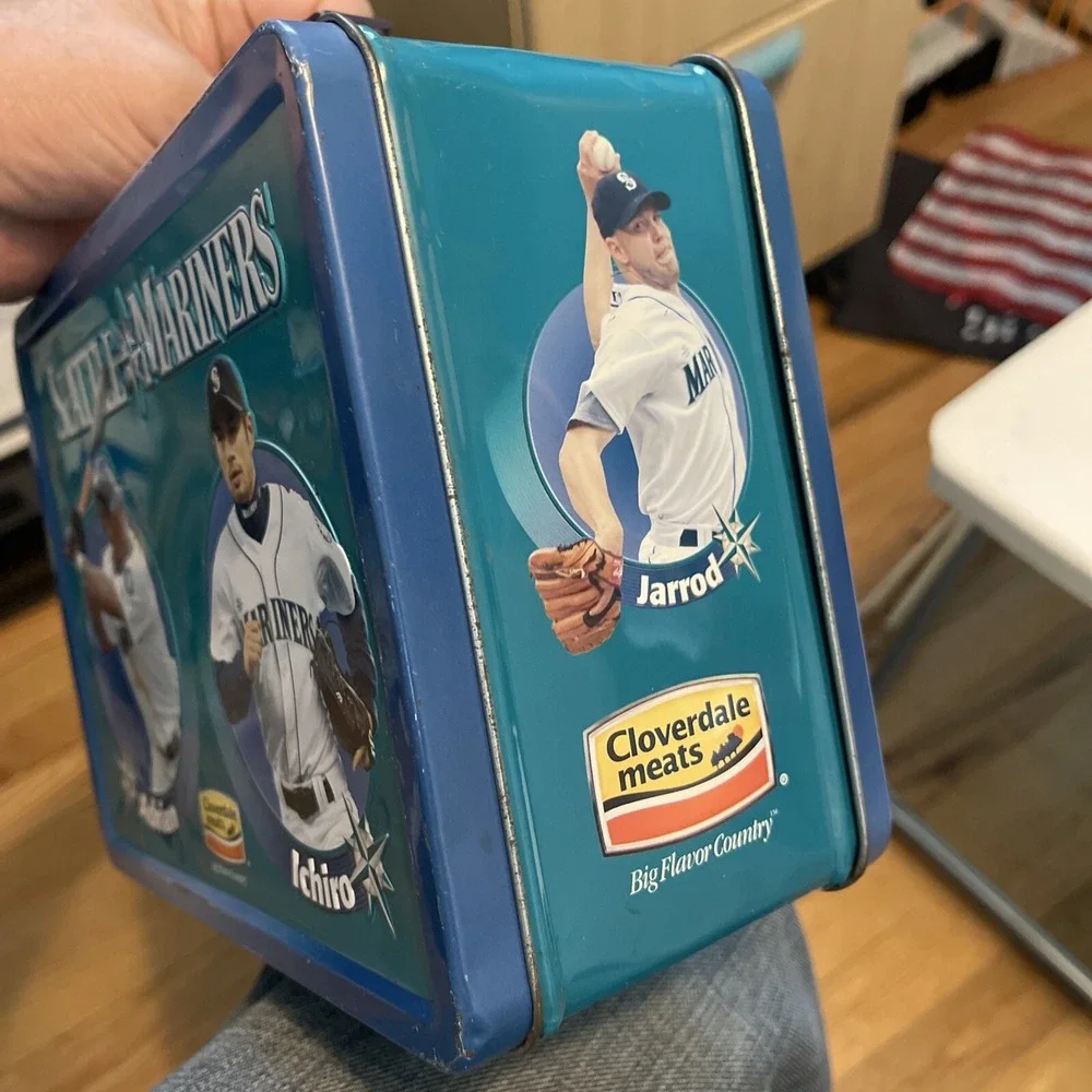 2007 Seattle Mariners Cloverdale Meats Metal Lunch‎ Box (14)